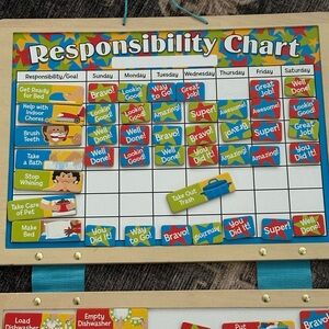 Melissa & Doug Colorful Responsibility Chart